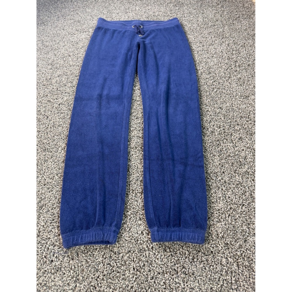 Vintage Y2K Victoria's Secret Velour Sweatpants Women's Size Small Blue